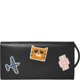 Haven Large Triple Gusset Flap Clutch