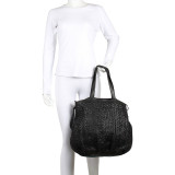 Fleur Braided Shopper Tote