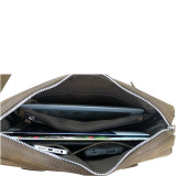 13" Leather Messenger Shoulder Bag