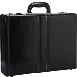 Luxurious Italian Leather Expandable Attaché Case