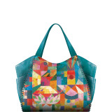 Large Shoulder Tote with Side Pockets