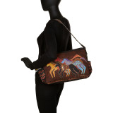 Native Horses Shoulder Bag