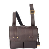 Perreira Leather Messenger Bag