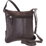 Soft Drum Dyed Leather Square Crossbody Bag