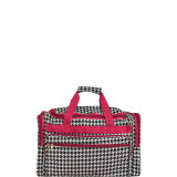 Houndstooth 19" Shoulder Duffle Bag