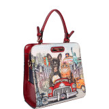 City Drive Print Handbag