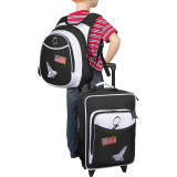Kids Space Luggage and Backpack Set With Integrated Cooler