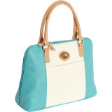 Vertical Color Block Large Satchel