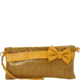 Sophie Mini Pouch with Bow Accent