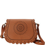 Laser Cut Flap Cross Body