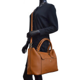 2-in-1 Satchel with Front Snap Pocket