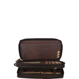 Double Zip Around Clutch