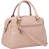 Pretty Pleats Smooth Leather Satchel