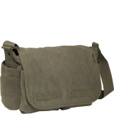 Large Cotton Canvas Messenger Bag