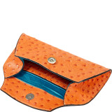 Jemma Faux Ostrich Wallet