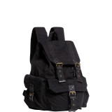 Large Washed Canvas Backpack