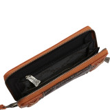 Women's Tooled with Braid Wallet