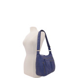 Washed Pockets Shoulder Bag