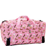 Horses in Pink Weekender Duffel