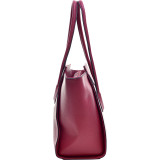 Faux Leather Winged Satchel