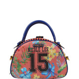 Numeric 15 Print Bowler Bag