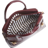 Aria Croco Shoulder Bag