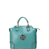 Arianna Croc Satchel