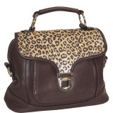 Cheetah Print Front Pocket Satchel