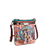 World Tour Print Crossbody