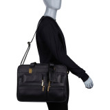 Italian Leather Briefcase-Matte Finish