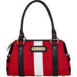 Doctor Bag Stripe Satchel