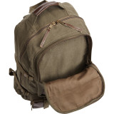 Retro Cantabrian Excursion Rucksack with Leather Trim