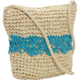 Color Block Crochet Crossbody