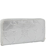 Frozen Silver Glitter Embossed Wallet