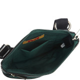 Baylor University Bear Canvas Cross-Body Bag with Studded Patent Leather Trim
