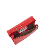 Josefa Leather Flap Clutch