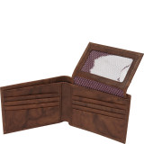"Manchester" Collection Leather Passcase Bi-Fold Wallet