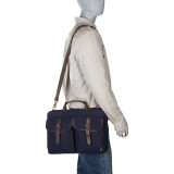 Waxed Knickerbocker Laptop Bag (15")