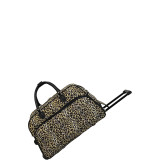 Leopard 21" Rolling Duffel Bag