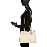 Elegant Italian Leather Tote and Shoulder Bag