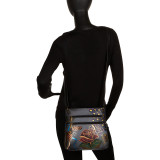 Hand Painted Leather Medium Crossbody