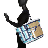Beach Bound Beach Canvas Tote