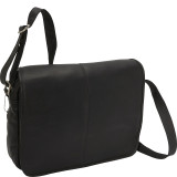 Flap Over Laptop Messenger w/ Back Trolley Pocket
