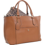 2-in-1 Satchel with Front Snap Pocket