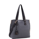 Lizzy Mazed Tote Bag with Removable Cosmetic Pouch