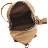 Cotton Canvas Chest Pack Travel Bag