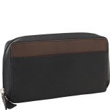 Large Full Zip Organizer Clutch Wallet