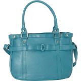 Leather Medium Tote with Detachable Strap