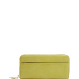 Donington Gold Zip Clutch Wallet