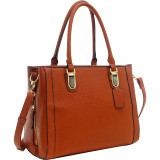 Buffalo Faux Leather Expandable Tote